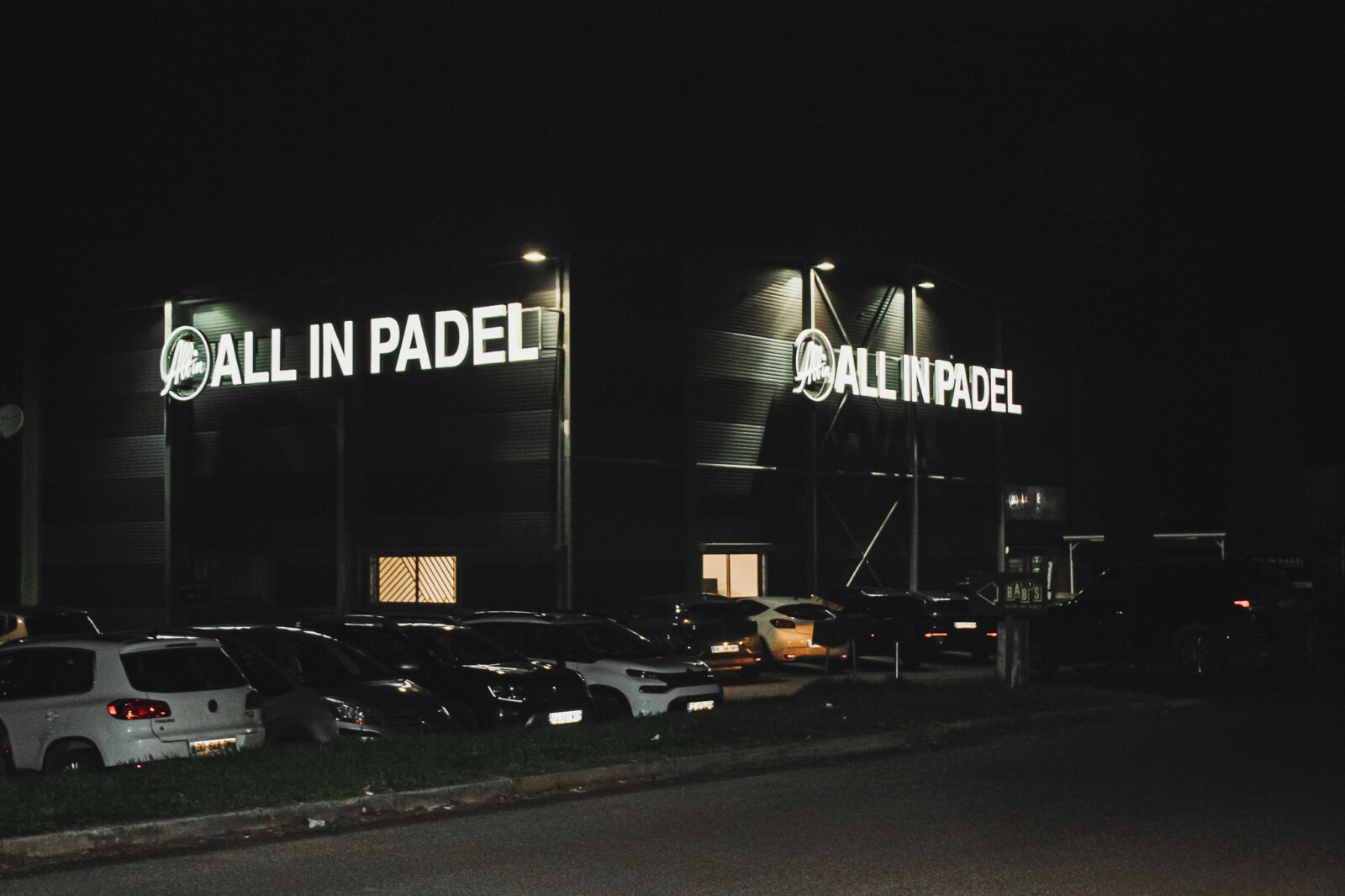 enseigne lumineuse all in padel lightair