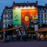 Publicité-grand-format-Lyon-toile-IKEA-Place-Bellecour