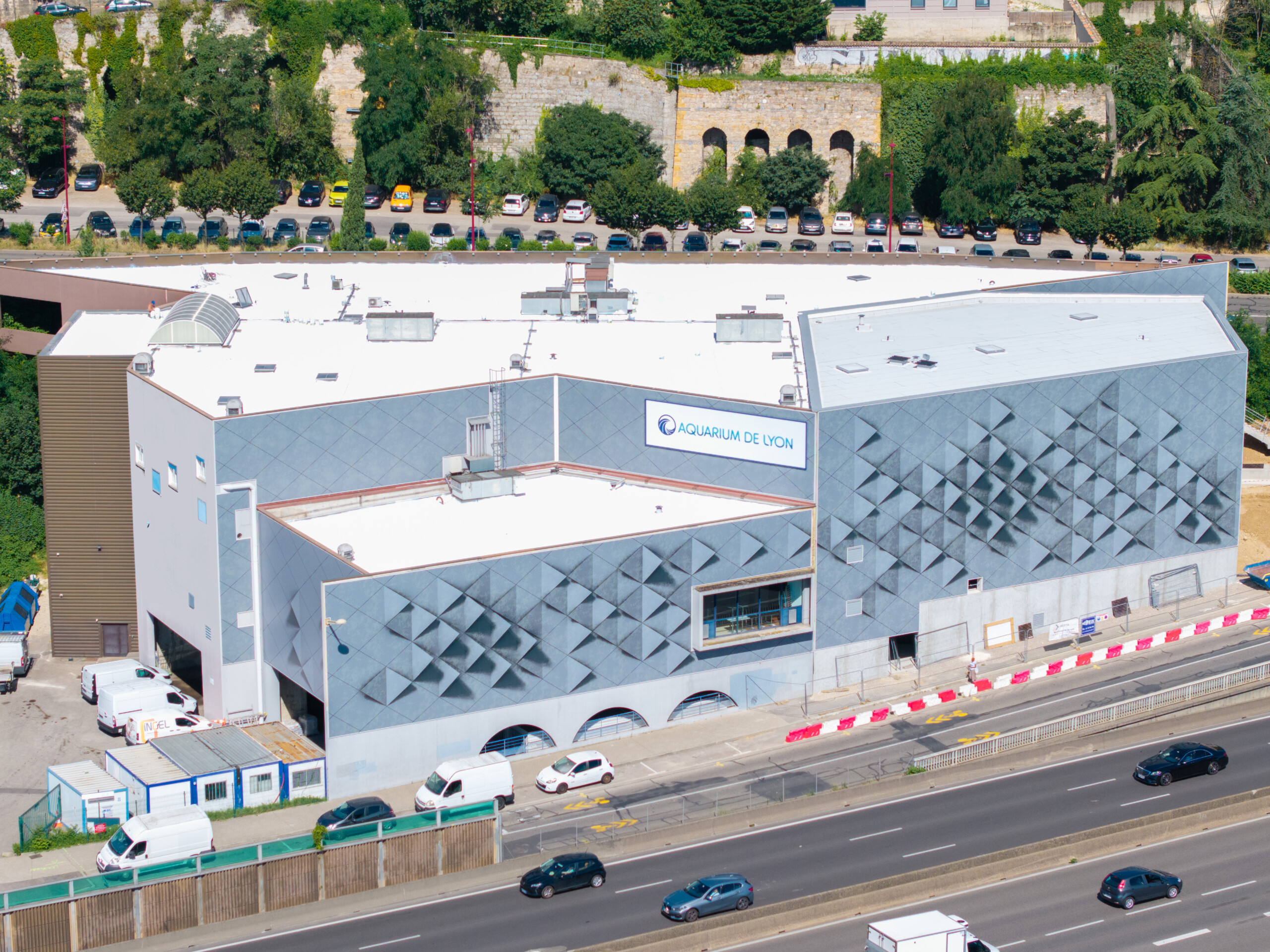 Aquarium de Lyon rénovation de la façade