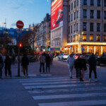 Affichage grand format Bellecour, campagne Trenitalia à Bellecour