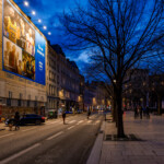 Publicité sur échafaudage Amazon Prime Video